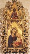 Simone Martini Madonna and Child with Angels and the Saviour oil painting